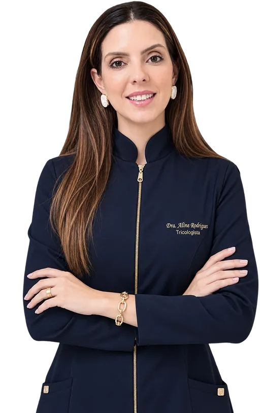Profa. Dra. Aline Rodrigues, tricologista